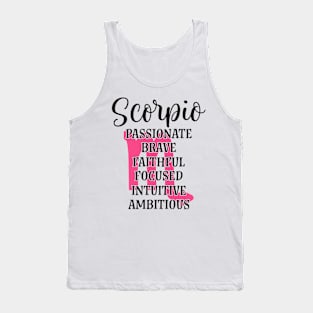 Scorpio Sign Tank Top